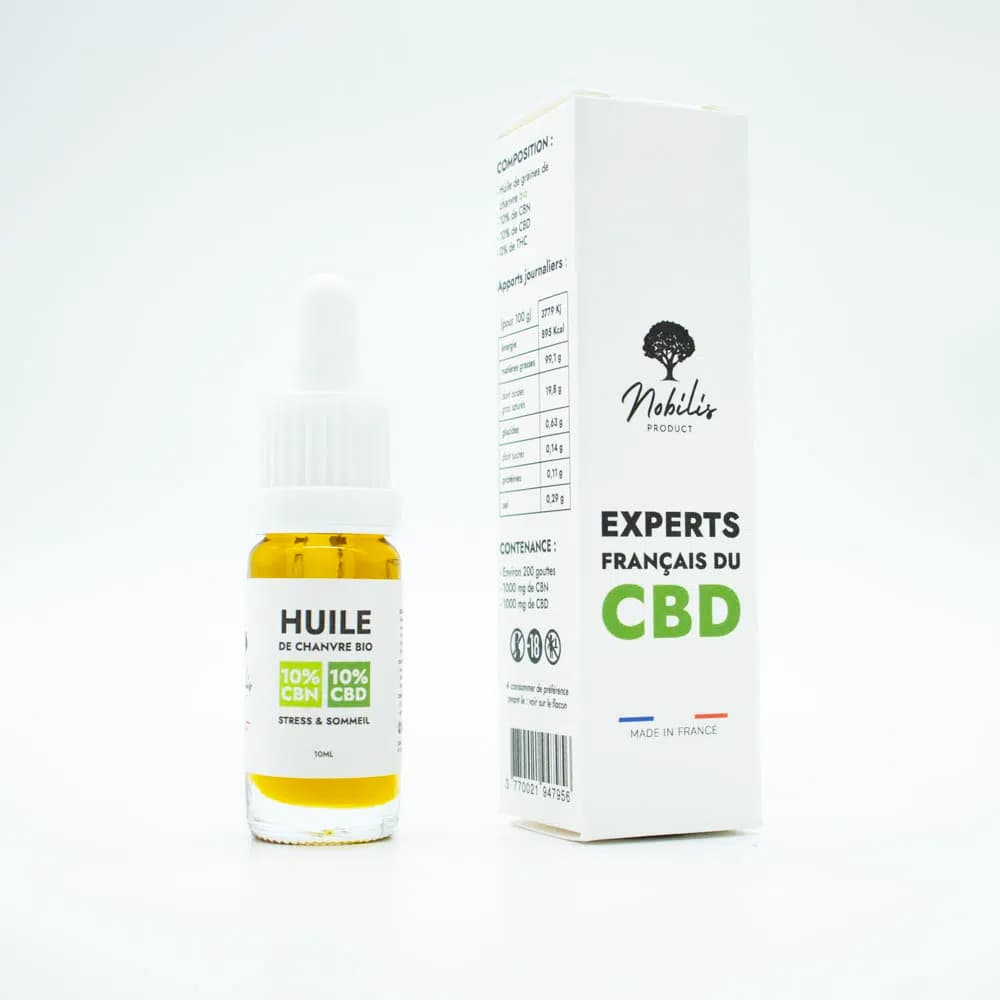 Huile __d0__cbd+__d1__cbn Sommeil Et Relaxation, Spectre — visuel issu de l’offre marchande