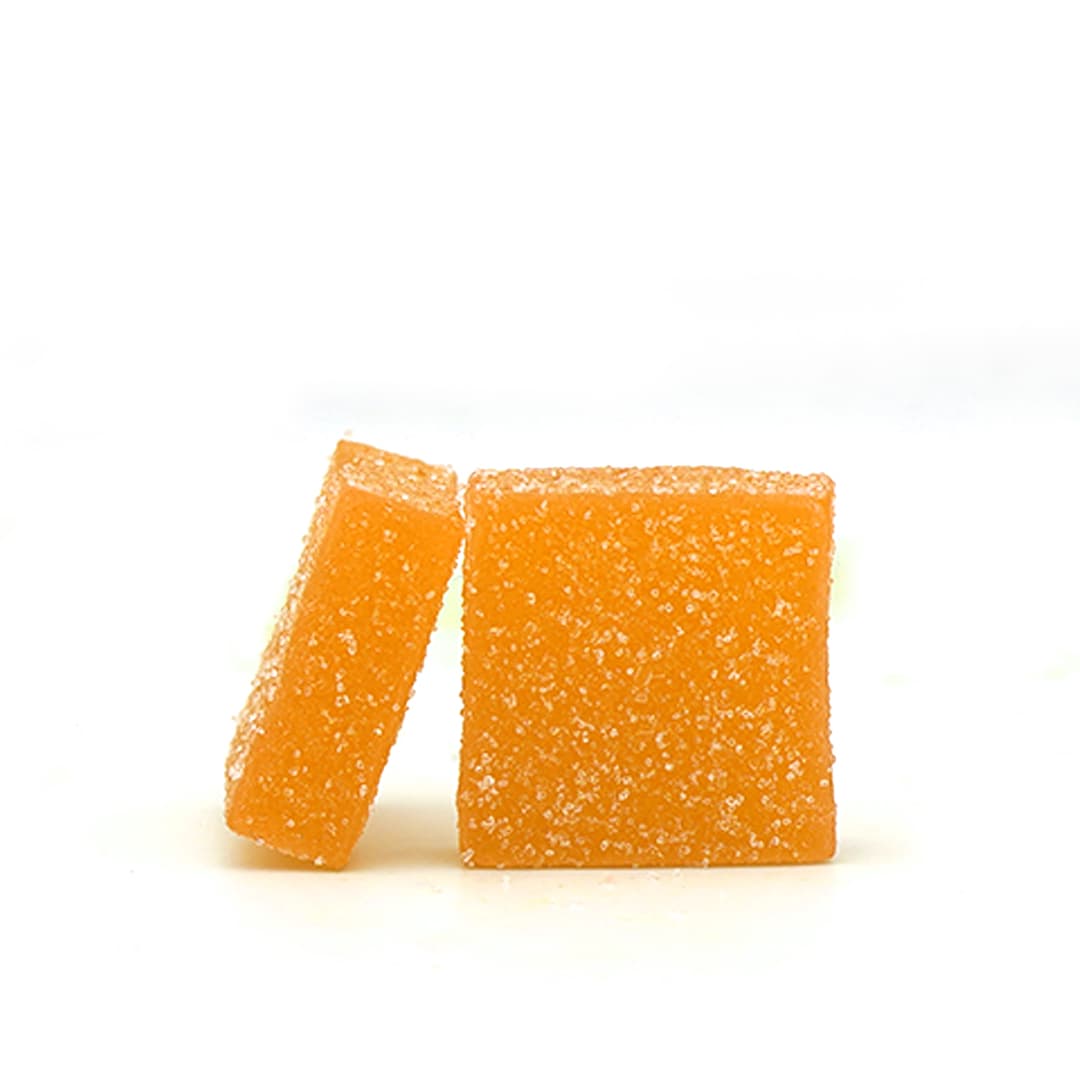 Bonbons CBD __d0__ Et THC __d1__ – Peach Mimosa — visuel issu de l’offre marchande
