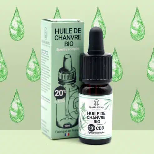 Huile De Chanvre Bio CBD __d0__ – Mama Kana — Huiles — visuel issu de l’offre marchande