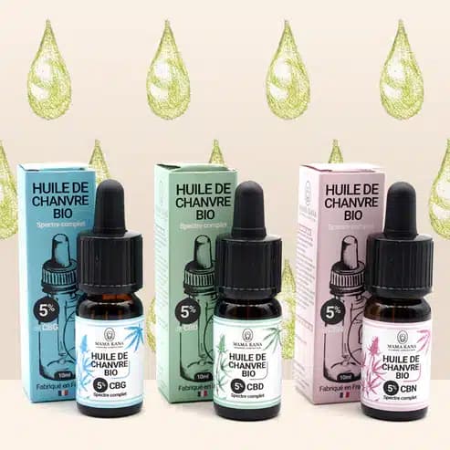 Pack Découverte Huiles CBD – Mama Kana — Types De Produit — visuel issu de l’offre marchande