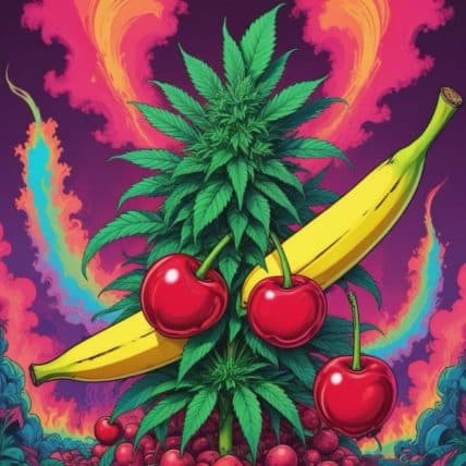 Small Bud Cherry Banana – Delta-9-thc — __d0__ — visuel issu de l’offre marchande