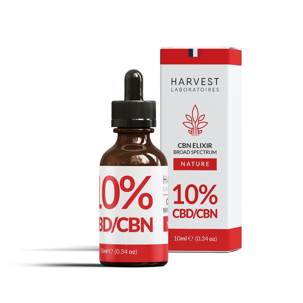 Huile De CBD + CBN Elixir - Broad Spectrum - Harvest — visuel issu de l’offre marchande