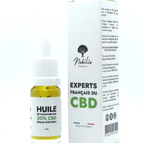 Huile Au CBD Broad-spectrum __d0__ – Nobilis — 3 Flacons — visuel issu de l’offre marchande
