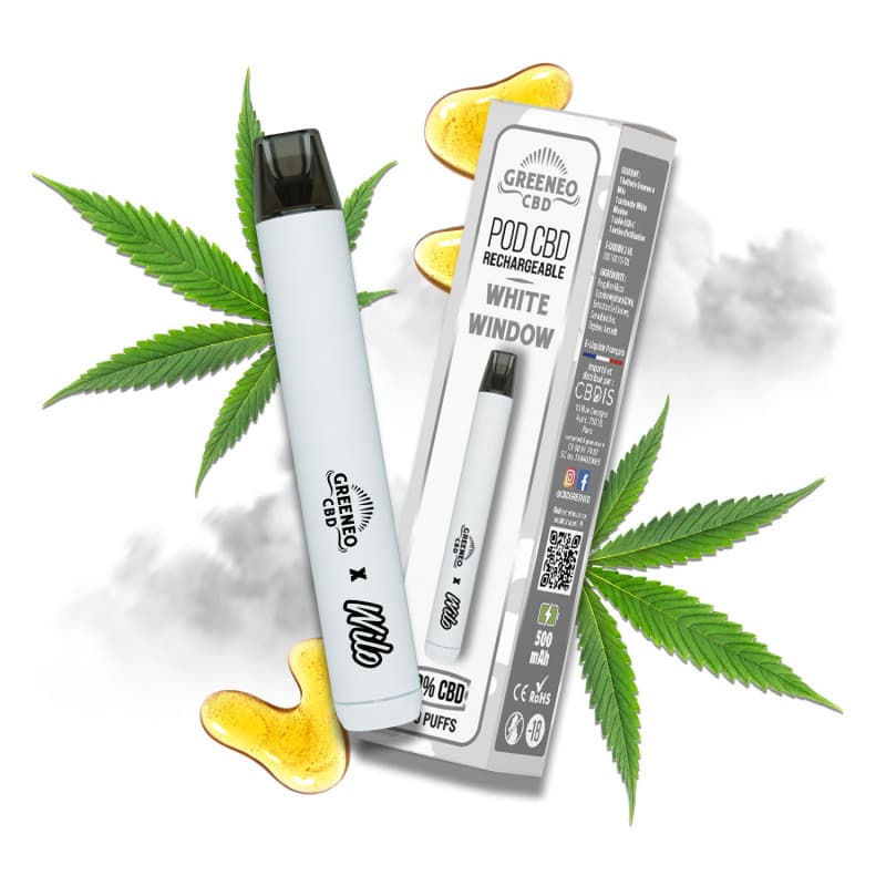 Pod Rechargeable White Window (wilo X Greeneo) — visuel issu de l’offre marchande