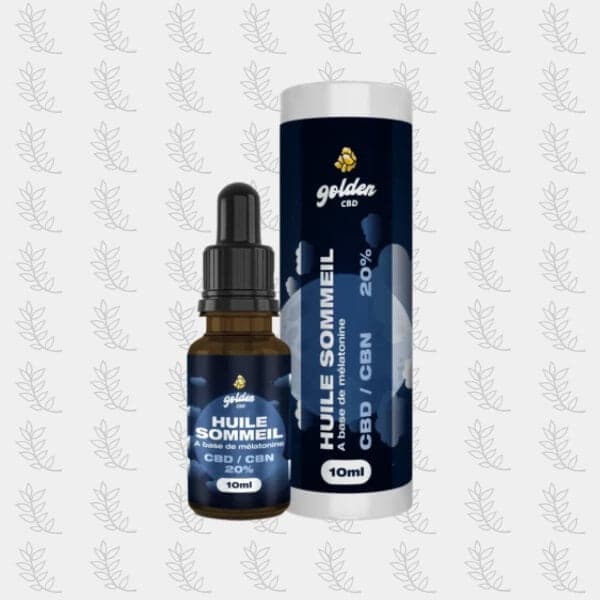 Huile Sommeil __d0__ (cbd+cbn+ Mélatonine) – Golden CBD — visuel issu de l’offre marchande