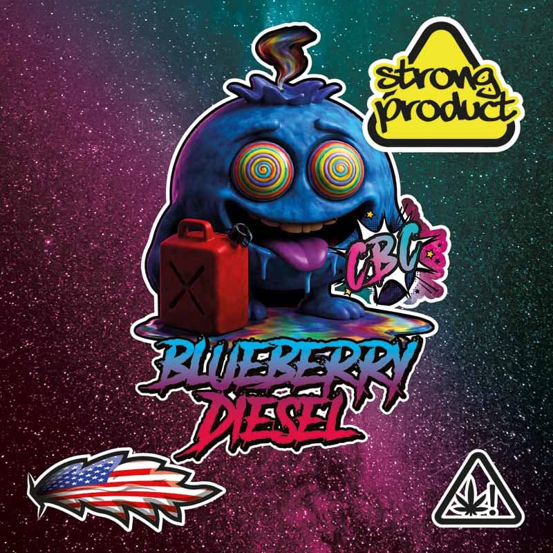 Blueberry Diesel - Fleurs Cbc — visuel issu de l’offre marchande