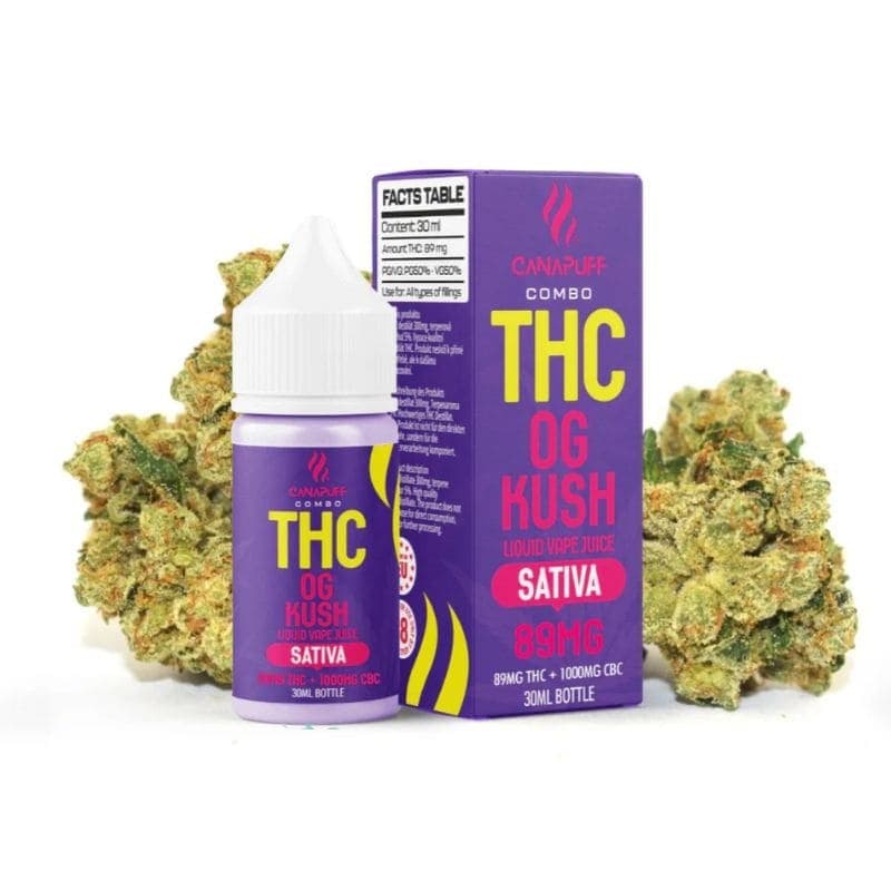 E-liquide Og Kush - Canapuff — visuel issu de l’offre marchande