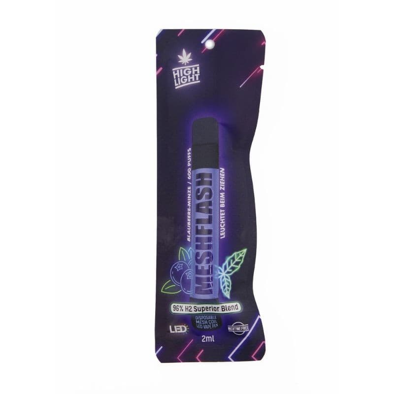 Vape Meshflash Blaubeere Minze - High Light — visuel issu de l’offre marchande